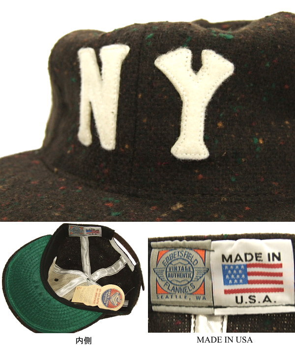 EBBETS FIELD エベッツ フィールド NEW YORK CAP - キャップ