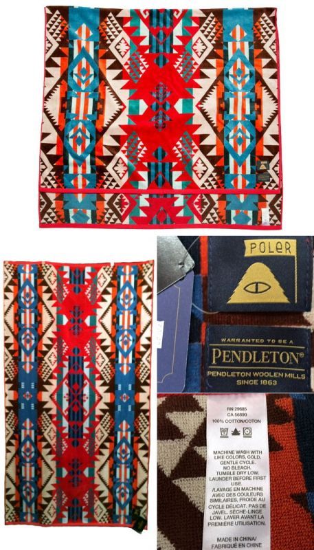 PENDLETON×POLER ジャガードタオルペンドルトンポーラーブランケット